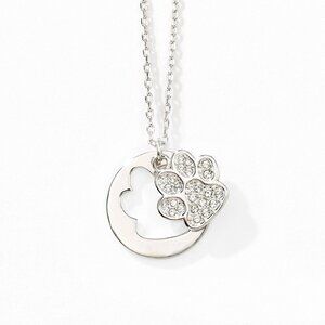 Paws Off Necklace ~‎ Touchstone Crystal by Swarovski